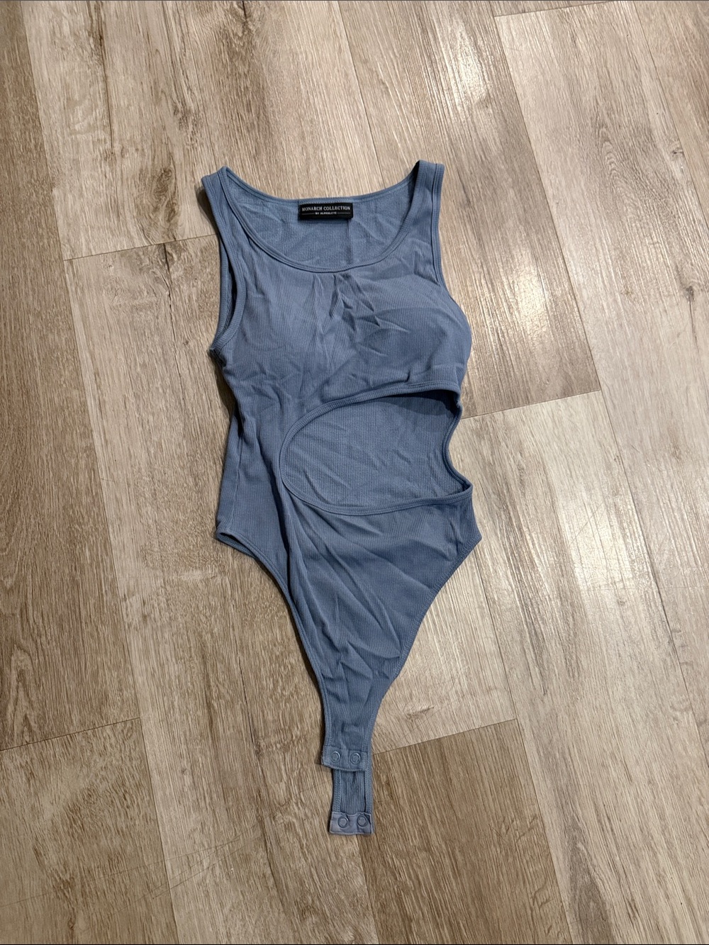 Alphalete Dusty Blue Ribbed Tank